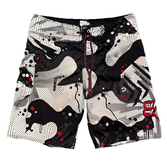 Fox Riders Co Board Shorts Swimming Trucks Mens 38 Y2k - Picture 1 of 14